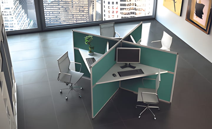 Cloisonettes acoustiques pour poste de travail