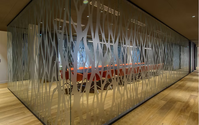 Cloisons vitrées bord à bord