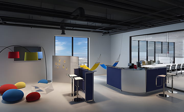 Cloisonnettes pour banque d'accueil