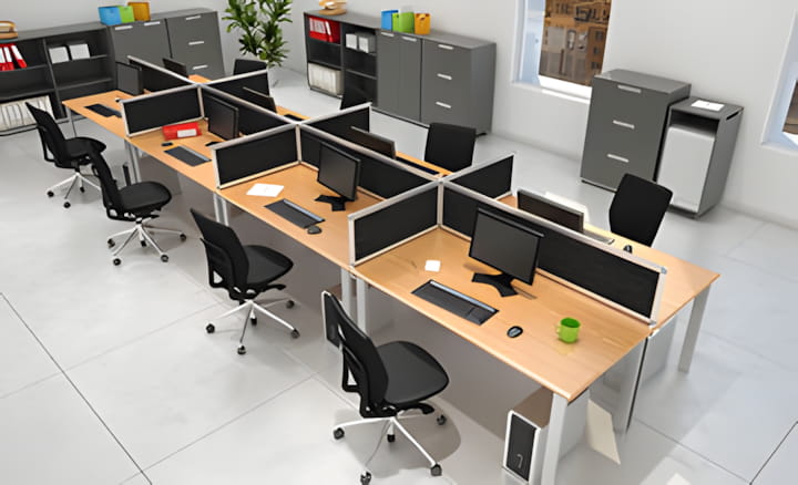 Cloisonettes : séparations de bureaux