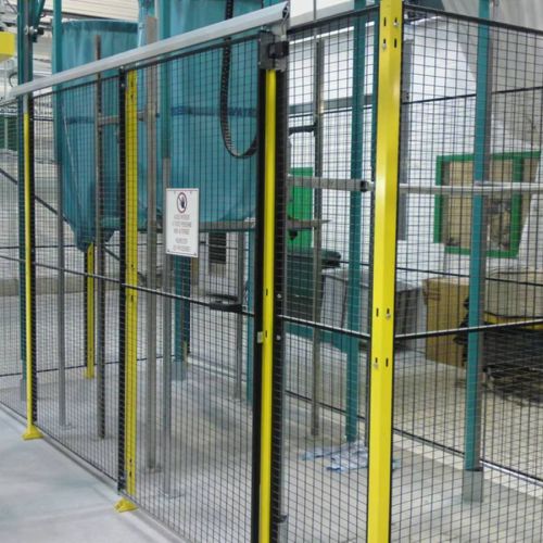 installation cloison grillage