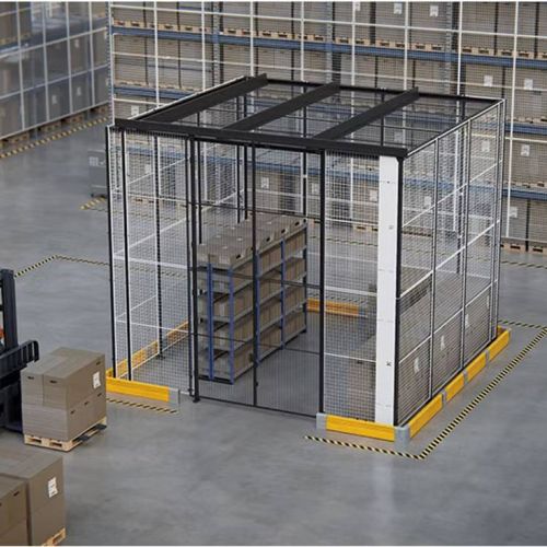 pose cloison industrielle