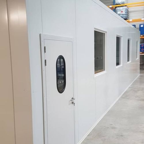 assemblage cloison panneau sandwich industrielle