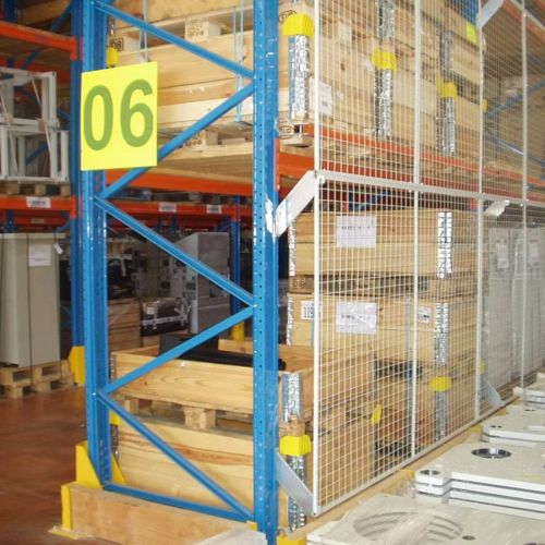 cloison stockage grillagee industrie